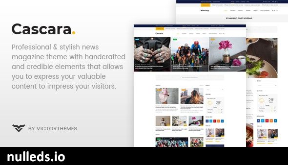 Cascara - Blog, News & Magazine WordPress Theme