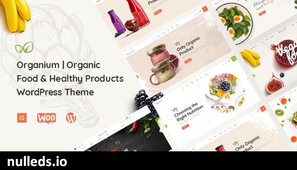 Organium | Organic Food Products WordPress Theme