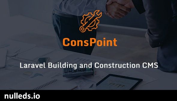 ConsPoint - Laravel Building and Construction CMS