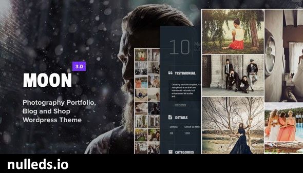 Moon - Photography Portfolio Theme for WordPress