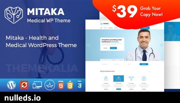 Mitaka - Medical WordPress Theme