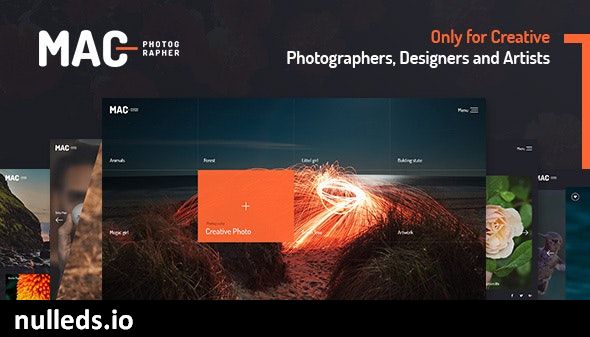 MAC - Photography Fullscreen WordPress Theme