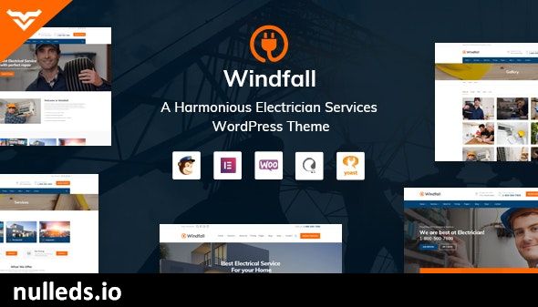 Windfall - Electrician Services WordPress Theme