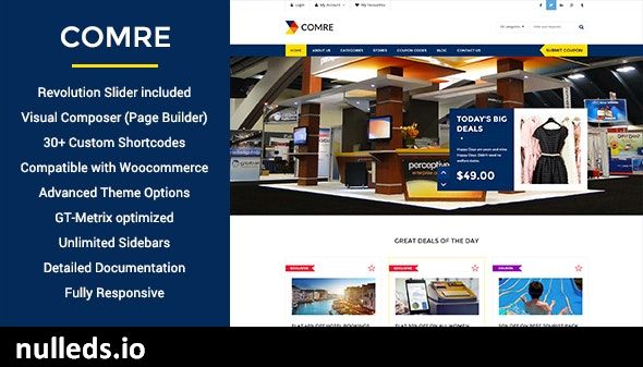 Comre - Coupon Codes & Affiliates WordPress Theme