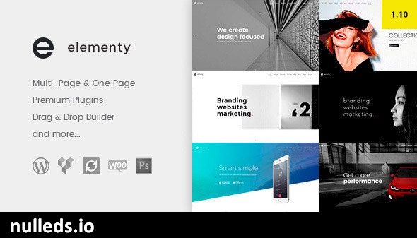 Elementy - Multipurpose One & Multi Page WordPress Theme