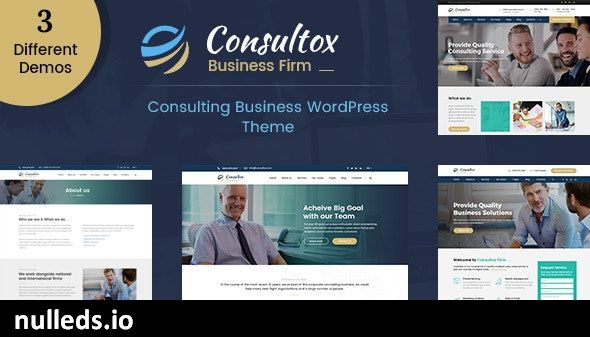 Consultox - Consulting Business WordPress Theme