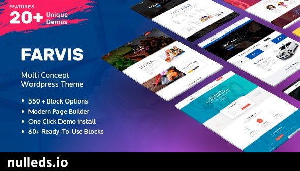 Farvis - Multipurpose WordPress Theme