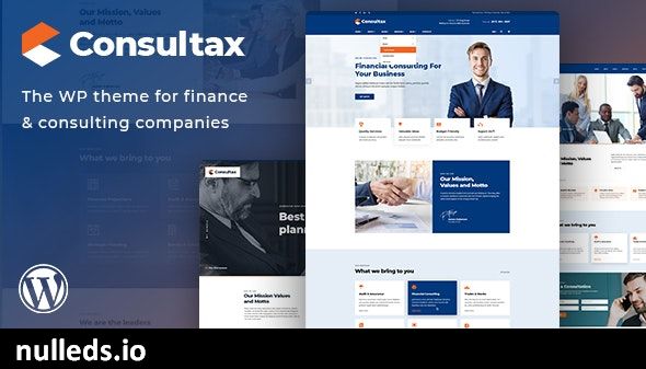 Consultax - Financial & Consulting WordPress Theme