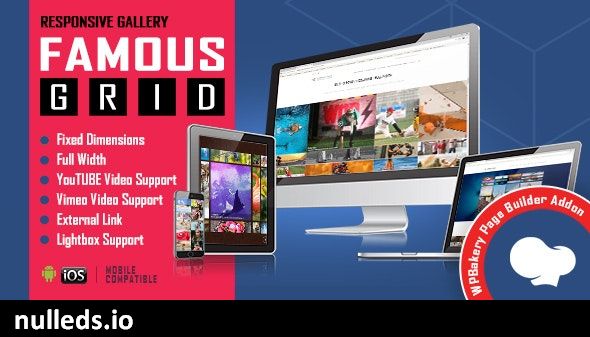 Famous - Responsive Image & Video Grid Gallery for WPBakery Page Builder (formerly Visual Composer)