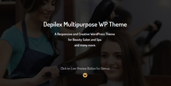 Depilex Salon - Parlour - Spa - Gym - Multipurpose WP Theme