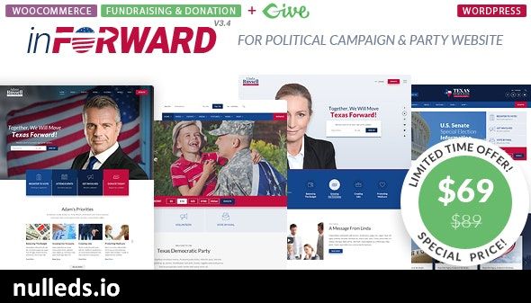 inForward - Political Campaign and Party WordPress Theme