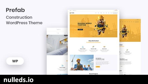 Prefab - Construction WordPress Theme