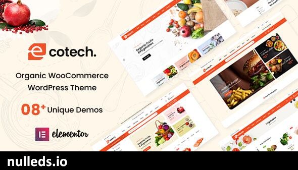 Ecotech - Organic, Food, Multipurpose WooCommerce Theme (RTL Supported)