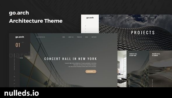 go.arch - Architecture and  Interior WordPress Theme