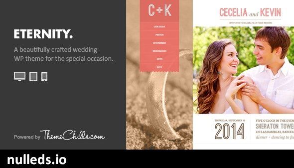 Eternity - Responsive Wedding WordPress Theme