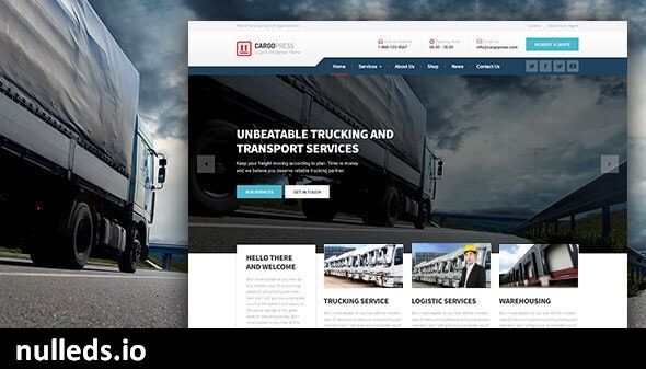 CargoPress - Logistic, Warehouse & Transport WP