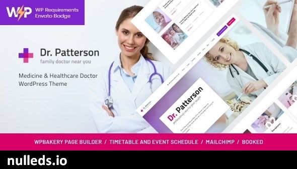 Dr.Patterson | Medicine & Healthcare Doctor WordPress Theme