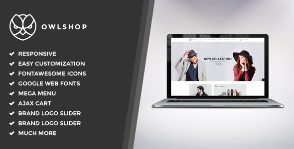 Owlshop - Minimalist Ecommerce WordPress Theme