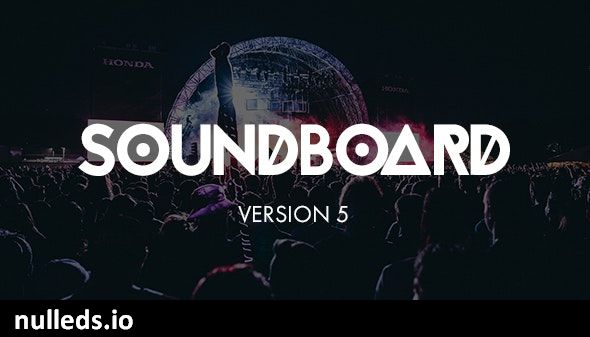 Soundboard - a Premium Responsive Music WordPress Theme