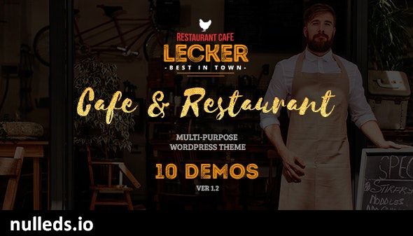 Lecker | Cafe & Restaurant WordPress Theme