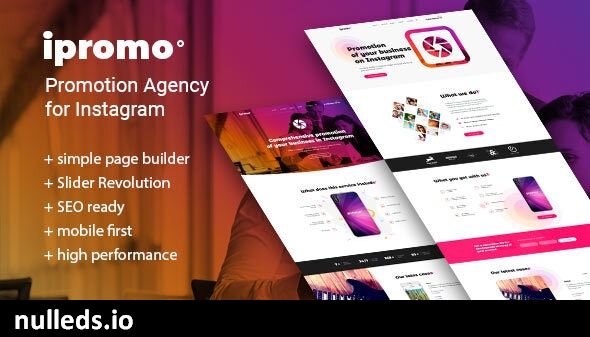 iPromo – Instagram Agency WordPress Theme