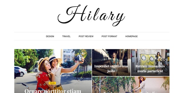 Hilary - Magazine and Blog WordPress Theme