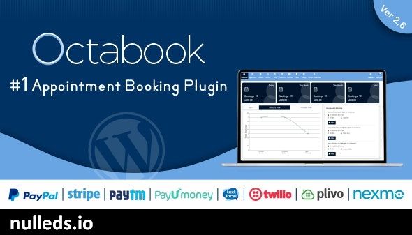 Octabook appointment scheduling software system for wordpress