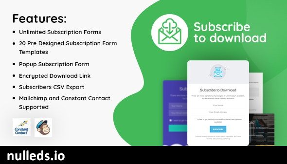 Subscribe to Download - An advanced subscription plugin for WordPress