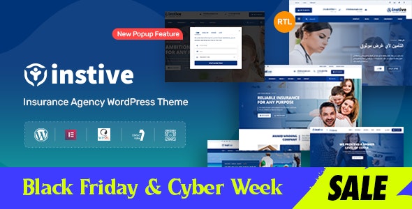 Instive - Insurance WordPress Theme