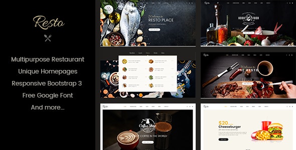 Resto - Multipurpose Restaurant & Cafe WordPress Theme