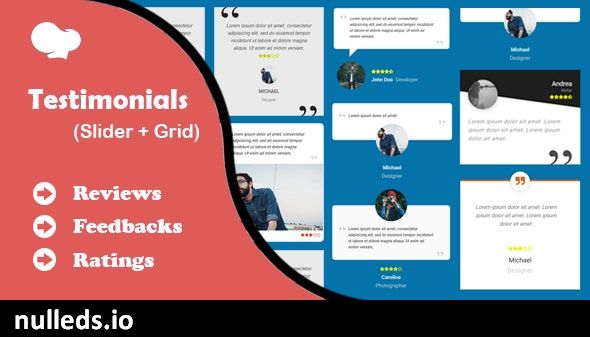 Testimonials Slider and Grid for WPBakery Page Builder