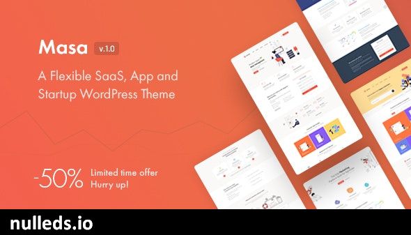 Masa - Creative Startup WordPress Theme