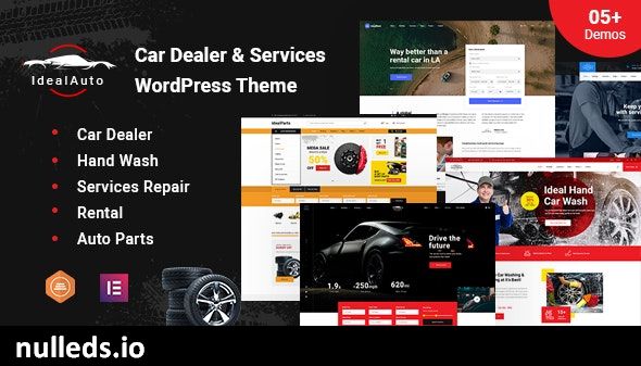 IdealAuto - Car Dealer & Services WordPress Theme