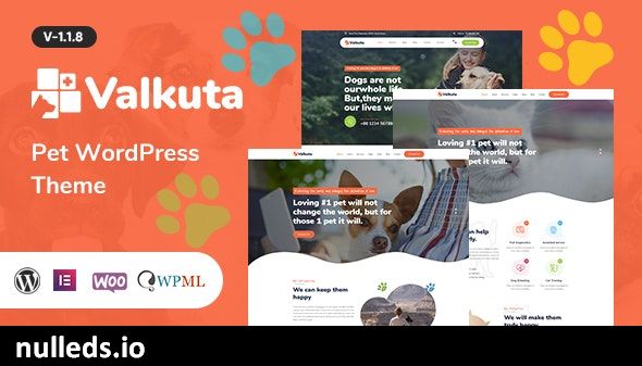 Valkuta - Pet WordPress Theme