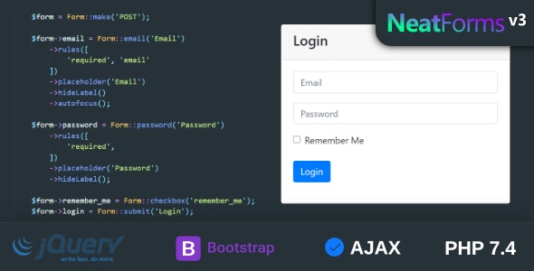 Form Builder - Bootstrap, Validation & AJAX