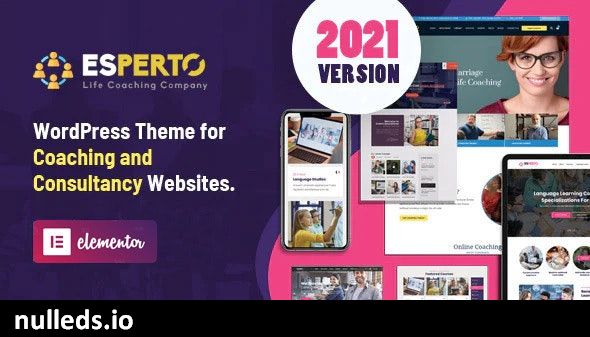 Coaching and Consulting Elementor WordPress Theme - Esperto