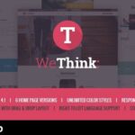 We Think - Single & Multi Page WordPress Theme