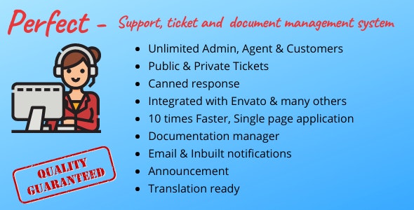 Perfect Support ticketing & document management system