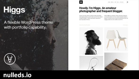 Higgs — A Minimal WordPress Portfolio & Blog Theme