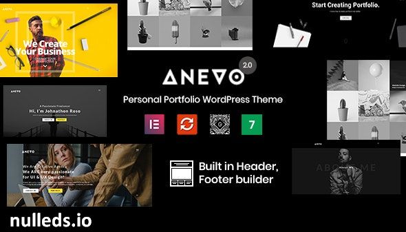 Anevo - Personal Portfolio WordPress Theme