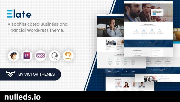 Elate | Financial Consulting WordPress Theme