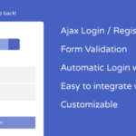 AJAX User Registration and Login with Cookie Autologin