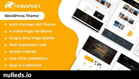 Transport & Logistics WordPress Theme