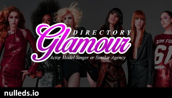 Glamour - Subscription Based Fashion Model and Actor Directory