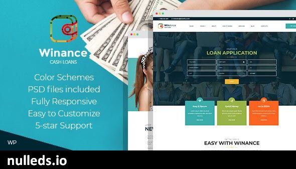 Winance – Financial Company WordPress Theme