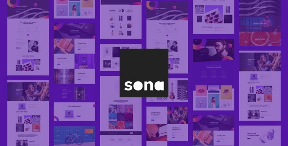 Sona -  Digital Marketing Agency WordPress