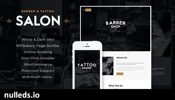 Salon | Barbershop & Tattoo Studio WordPress Theme