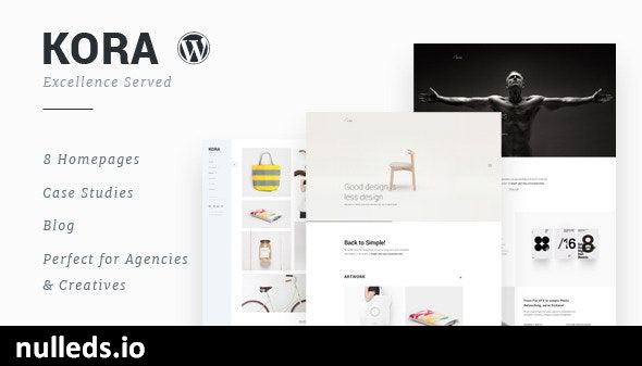 Kora - Portfolio, Agency WordPress Theme