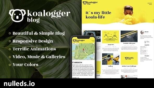 Koalogger - Simple WordPress Blog Theme + RTL