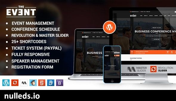 TheEvent – Event Management and Conference WordPress Theme